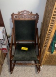 Vintage ornate rocking chair