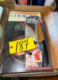 Cookbooks & copper knife