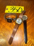 (3) Mens watches, Sears & Quartz, one band is broken