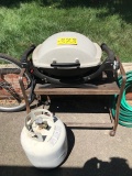 Table top propane grill w/ tank