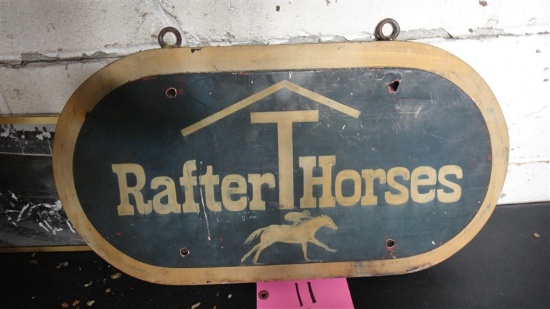 Rafter horse sign, 22"