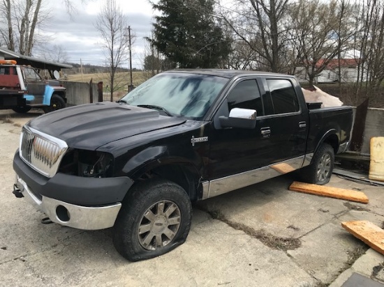 2006 Lincoln Mark LT, 4 door pickup, body only, no engine, has title, seria
