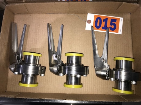 (3) Stainless steel valves 316L-S0919 Serial N181014AV10