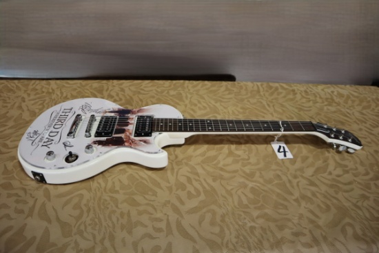 EP Phone Special II Electric Guitar signed by Third Day