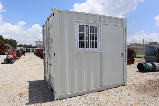 7'x9' Conex Box w/ Doors and Windo (Unused)