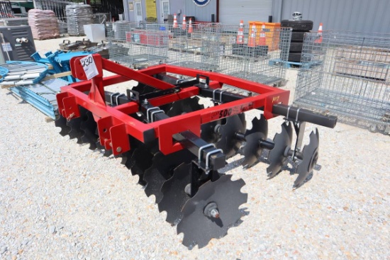 Atlas 20x28 8' 3-Pt Disc Harrow