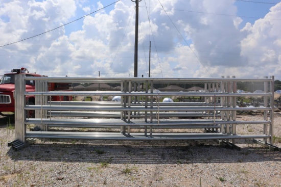 5 1/2' x 20' Free Standing Fence Panel (Unused)