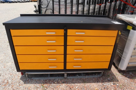 Chery Ind. 6' 10-Drawer Workbench (Unused)