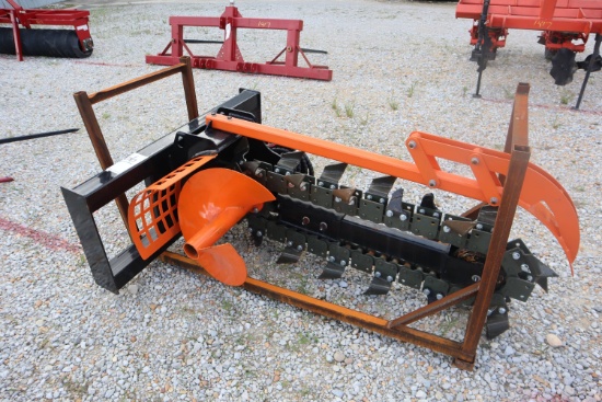 GIYI Y-D380 Skid Steer Trencher (Unused)