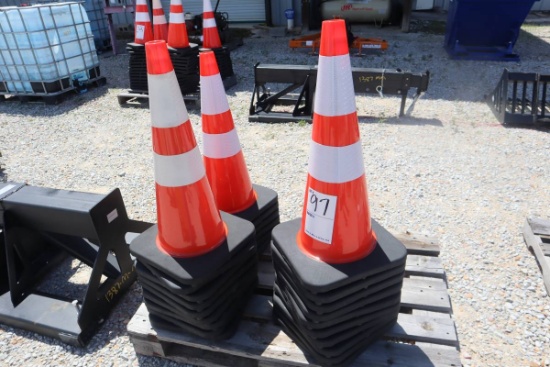 Safety Cones (25) (Unused)