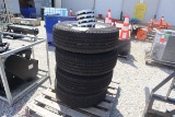 Set-Firestone Transforce LT245/75R17 Tires/Rims/Hubcaps (NEW Takeoffs)
