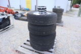 Set-Firestone Transforce LT245/75R17 Tires/Rims/Hubcaps (NEW Takeoffs)