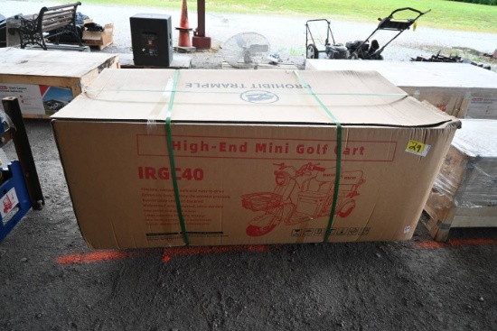 2026 IRGC40 High End Mini Golf Cart (Unused/Unassembled)
