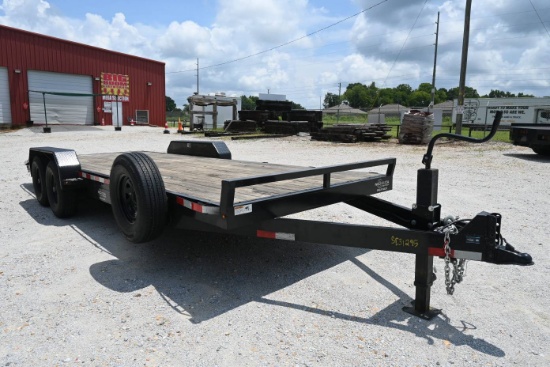 2021 H&H 7'x20' Tandem Axle Trailer w/Dove