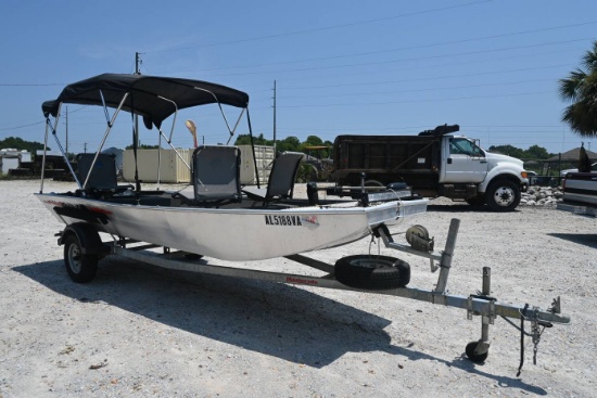 2018 Rhino 16' Welded Aluminum Boat