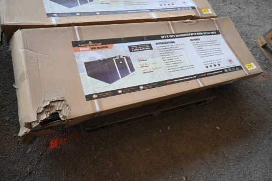 Land Honor LHR-MS0810 8x10 Apex Roof Shed (Unused)