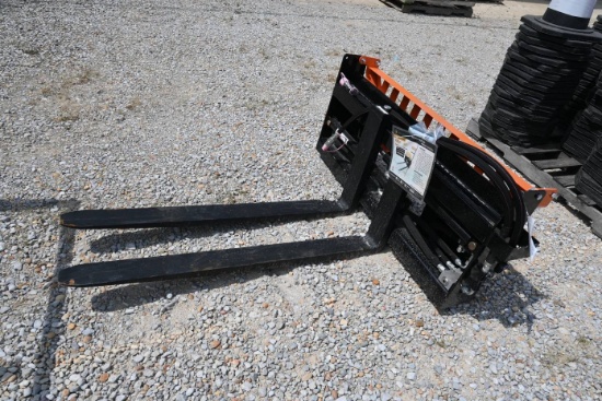 Wolverine PFA-11-3300G Hyd. Skid Steer Pallet Forks (Unused)
