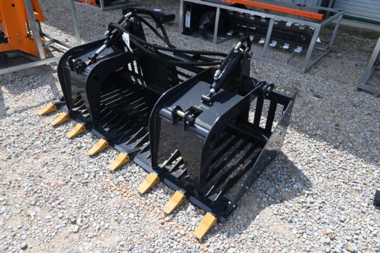 Land Honor RGB-11-72W Skid Steer Rock Grapple (Unused)