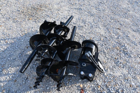 SD Lanch Mini Excavator Auger & Bits (Unused)