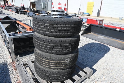 Set-Firestone Transforce LT245/75R17 Tires/Rims/Hubcaps (NEW Takeoffs)