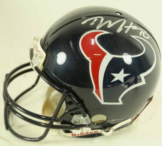 HOUSTON TEXAS HELMET SIGNED BY DEANDRE HOPKINS