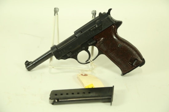 WALTHER P38 9MM PARA PISTOL. CAPTURED BY RUSSIA DU