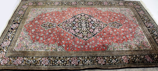 HAND KNOTTED SILK ISFAHAN RUG