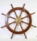 WOODEN SHIP WHEEL