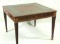 MAITLAND-SMITH GAME TABLE WITH TOOLED LEATHER TOP