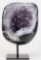 URUGUAY AMETHYST ON METAL STAND