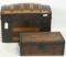 LOT OF TWO WOODEN TRUNKS
