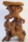 NATURAL FORM WOODEN END TABLE