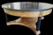 BAKER COFFEE TABLE WITH BLACK GRANITE TOP