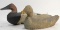 VINTAGE WOOD CARVED & PAINTED DUCK DECOYS