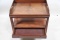 BUTLER'S MAHOGANY TRAY TABLE WITH DRAWER