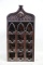 VINTAGE GOTHIC STYLE WOODEN WINE BOTTLE RACK