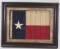 FRAMED WAVY TEXAS FLAG