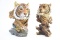 TWO PLASTIC TIGERS HEADS