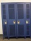 6ft PAINTED FOUR DOOR METAL LOCKERS