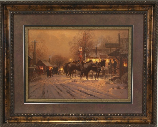 G. HARVEY "REMEMBERING THE GOOD TIMES" LITHO