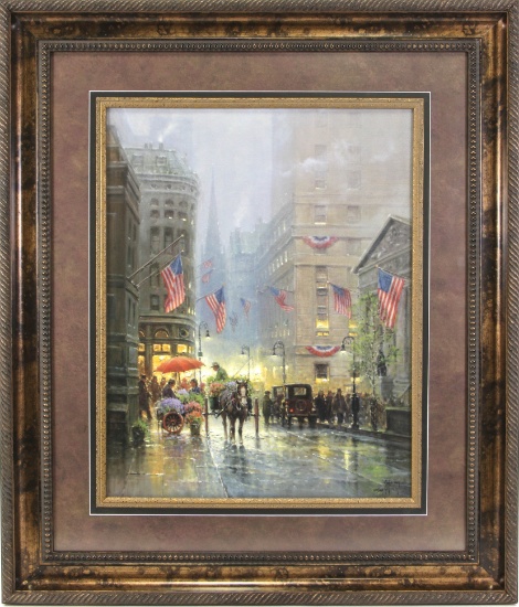 G. HARVEY "VENDORS OF DREAMS" SIGNED & # LITHOGRAP
