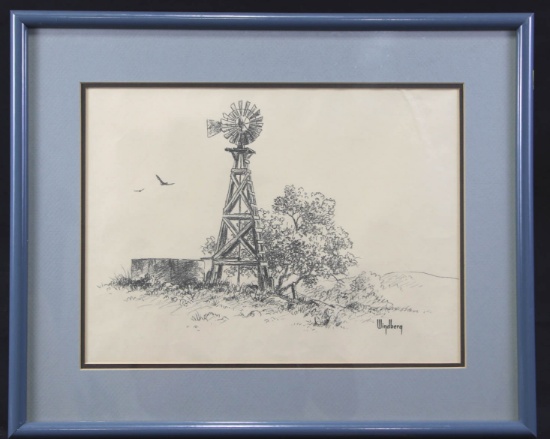 WINDBERG WINDMILL PRINT