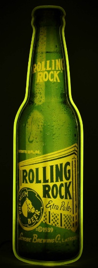 ROLLING ROCK BEER NEON SIGN