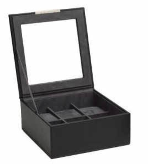 WOLF STACKABLE SIX WATCH TRAY WITH LID