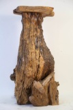 NATURAL FORM WOODEN END TABLE