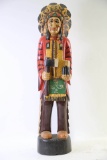 VINTAGE TOBACCO STORE FOLK ART CHIEF
