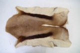 TWO FURS TAN AND BROWN AND BLACK