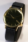 KOMONO WINSTON 41MM GOLD MIRROR QUARTZ WATCH