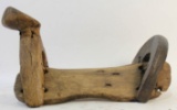 ANTIQUE CHINESE WOODEN SADDLE