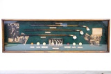 HISTORY OF GOLF IN SHADOWBOX FRAME
